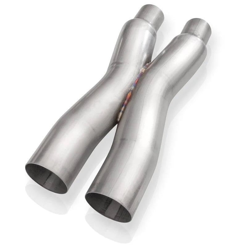 Stainless Works 3in Legend Series Catback X-Pipe w/Quad Tips w/o Active Valves fits 2018-2021 Ford Mustang GT - Additional...