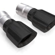 Load image into Gallery viewer, Stainless Works 4in Double Wall Slash-Cut Black Tip Kit