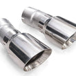 Load image into Gallery viewer, Stainless Works 4in Double Wall Slash-Cut Polished Tip Kit