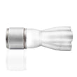 Load image into Gallery viewer, Stainless Works 4in OD 4.75in Body 5in Length Race Muffler - Side View