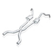Load image into Gallery viewer, Stainless Works 62-67 Chevy Nova 3in Catback w/ X-Pipe Turbo Chambered Mufflers 3in Cores - Main Product View