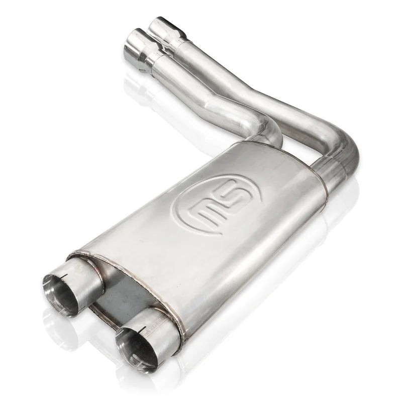 Stainless Works 99-04 Ford SVT Lightning Legend Exhaust System (Used with FTLTNHCAT or FTLTNHOR) - Installation View