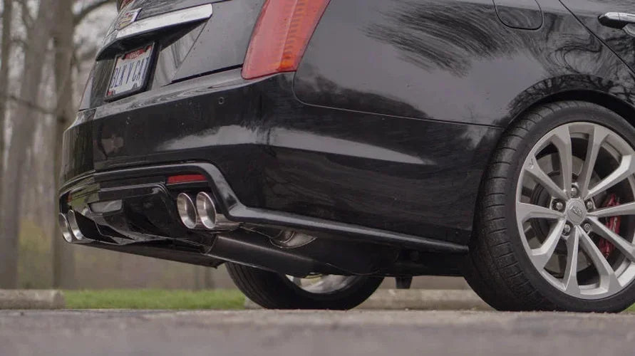 Stainless Works 2016-18 Cadillac CTS-V Sedan Axleback System Dual-Mode Turbo Mufflers 4in Tips - Additional View 7