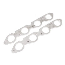 Load image into Gallery viewer, Stainless Works Big Block Chevy Round Port Header 304SS Exhaust Flanges 2-1/4in Primaries - Main Product View