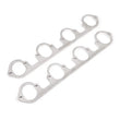 Load image into Gallery viewer, Stainless Works Big Block Ford Flat Tall Oval Port Header 304SS Exhaust Flanges 2-1/4in Primaries - Main Product View