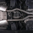 Load image into Gallery viewer, Stainless Works 2016-18 Cadillac CTS-V Sedan Catback System Resonated X-Pipe Dual-Mode Mufflers - Installation View
