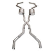 Load image into Gallery viewer, Stainless Works Chevy Camaro 1967-69 Exhaust 2.5in Stainless with X-Pipe