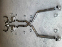 Load image into Gallery viewer, Stainless Works Chevy Chevelle Small/Big Block 1966-67 Exhaust 2 1/2in for Headers with X-Pipe