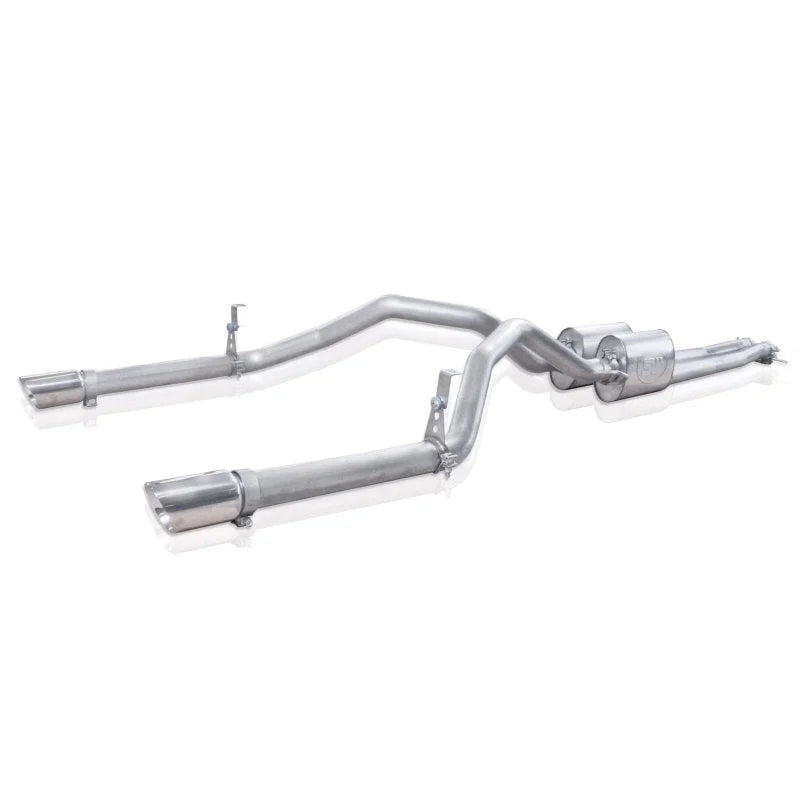 Stainless Works Chevy Silverado/GMC Sierra 2007-16 5.3L/6.2L Exhaust Under Bumper Exit - Detail View