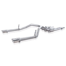 Load image into Gallery viewer, Stainless Works Chevy Silverado/GMC Sierra 2007-16 5.3L/6.2L Exhaust Y-Pipe Under Bumper Exit - Main Product View
