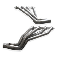 Load image into Gallery viewer, Stainless Works Chevy/GMC Truck 1999-02 Headers 4WD with Converters - Side View