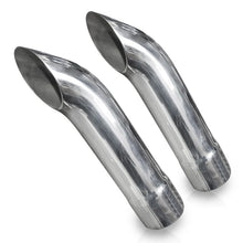 Load image into Gallery viewer, Stainless Works Extended Turn Down Tips- 2 1/4in ID Inlet 2 1/4in Body