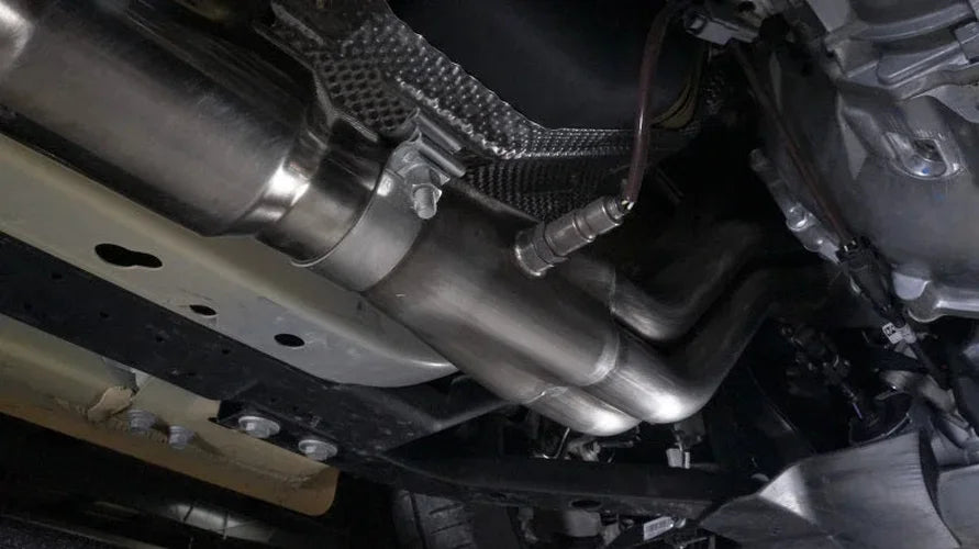 Stainless Works 2015+ Ford GT350 Headers 1-7/8in Primaries High-Flow Cats 3in Collectors - Additional View 5