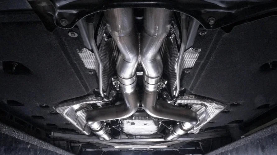 Stainless Works 2016-18 Cadillac CTS-V Sedan Headers 2in Primaries 3in Catted Leads Into X-Pipe - Additional View 8