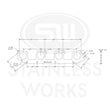 Load image into Gallery viewer, Stainless Works Hemi 5.7L Round Port Header 304SS Exhaust Flanges 1-3/4in Primaries