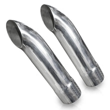 Load image into Gallery viewer, Stainless Works Short Turn Down Tips- 2 1/4in ID Inlet 2 1/4in Body