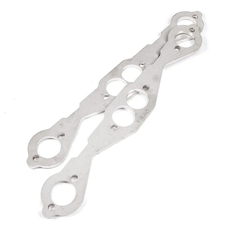 Stainless Works Small Block Chevy Round Port Header 304SS Exhaust Flanges 1-5/8in Primaries - Main Product View