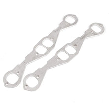 Load image into Gallery viewer, Stainless Works Small Block Chevy Squared Oval Port Header 304SS Exhaust Flanges 1-7/8in Primaries - Main Product View