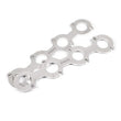 Load image into Gallery viewer, Stainless Works Small Block Ford 4.6L 2V Round Port Header 304SS Exhaust Flanges 1-5/8in Primaries - Detail View