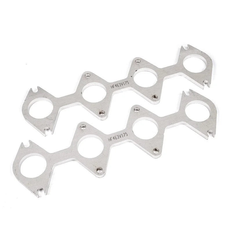 Stainless Works Small Block Ford 4.6L 3V Round Port Header 304SS Exhaust Flanges 1-5/8in Primaries - Detail View