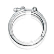 Load image into Gallery viewer, Stainless Works V Band SS T-Bolt Clamp only for 3 1/2in tubing only