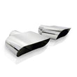 Load image into Gallery viewer, Stainless Works Wide Oval Challenger R/T 2-1/2in Inlet Tips (priced per pair)
