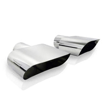 Load image into Gallery viewer, Stainless Works Wide Oval Challenger R/T 2-1/2in Inlet Tips (priced per pair)