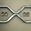 Load image into Gallery viewer, Stainless Works X-Style Crossover 2in