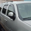 Load image into Gallery viewer, Stampede 16-21 Chevrolet Malibu Snap-Inz Sidewind Deflector 4pc - Smoke - Back View