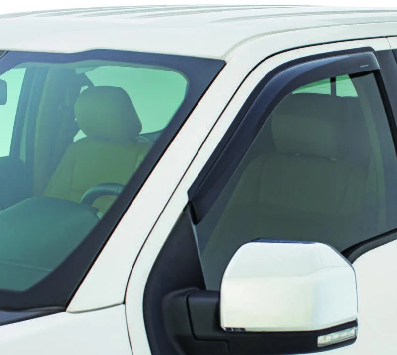 Stampede 1992-2006 Ford E-150 In-Channel Ventvisor Only Tape-Onz Sidewind Deflector 2pc - Smoke - Side View