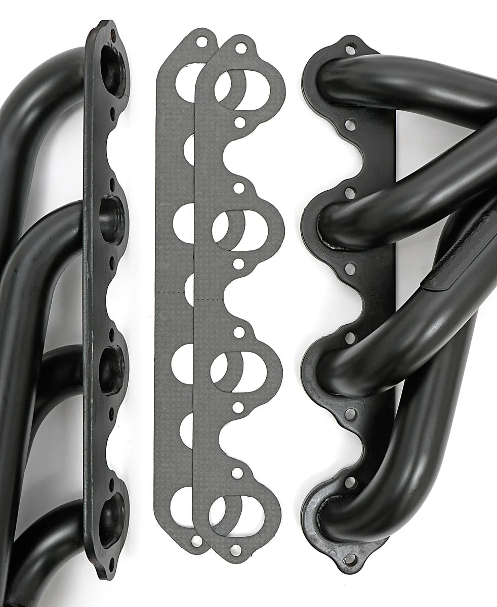 Standard Uncoated Header; 1-3/4 in. Tube Dia; 3 in. Collector; Mid-length design Hedman Hedders - Side View