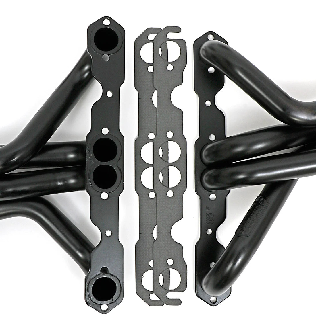 Standard Uncoated Headers; 1-5/8 in. Tube Dia.; 3 in. Coll.; FULL LENGTH Design Hedman Hedders - Back View