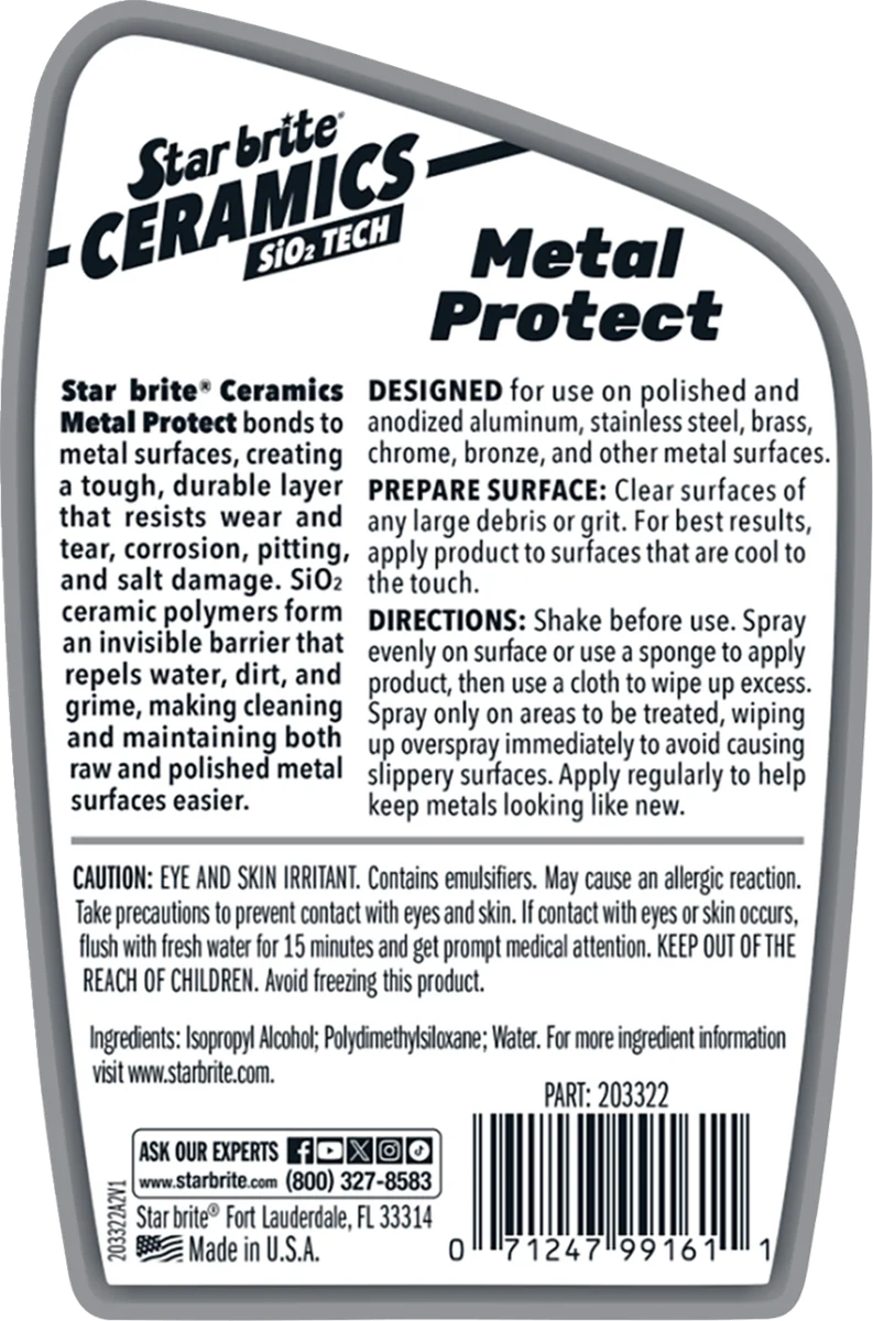 Star brite Ceramic Metal Protectant - 22 U.S. fl oz 203322 - Side View