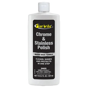 Star brite Chrome and Stainless Steel Polish - 8 U.S. fl oz. 082708