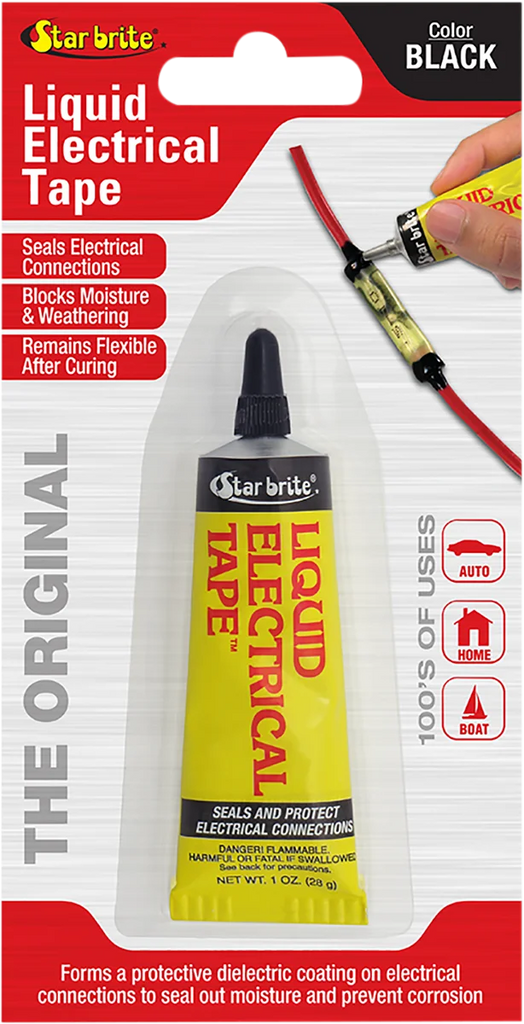 Star brite Liquid Sealant - Black - 1 oz. net wt 84154 - Main Product View
