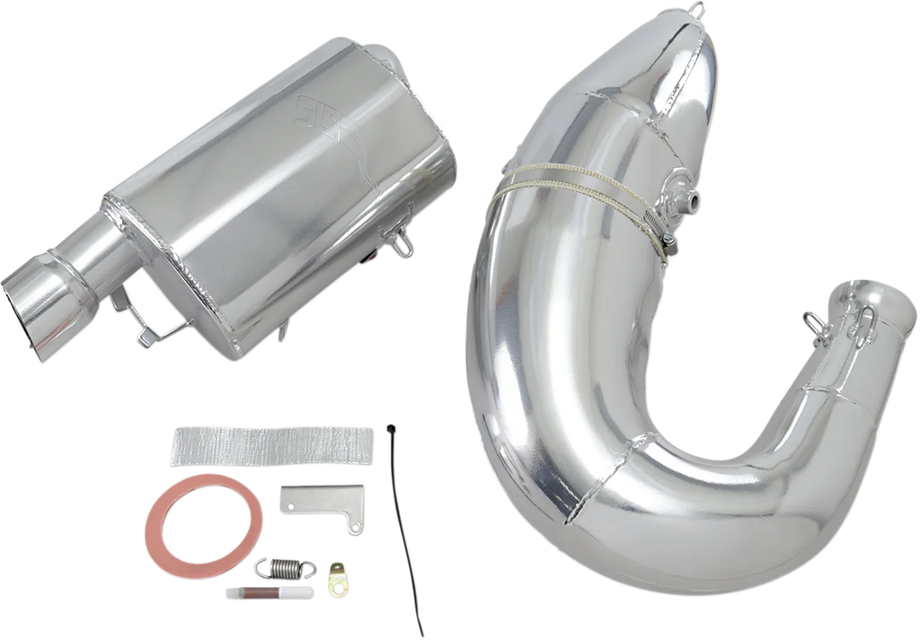 Starting Line Products Polaris Single Pipe Exhaust 09-801 - Side View
