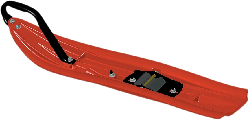 Starting Line Products Powder Pro Skis - White 35-345 - Side View