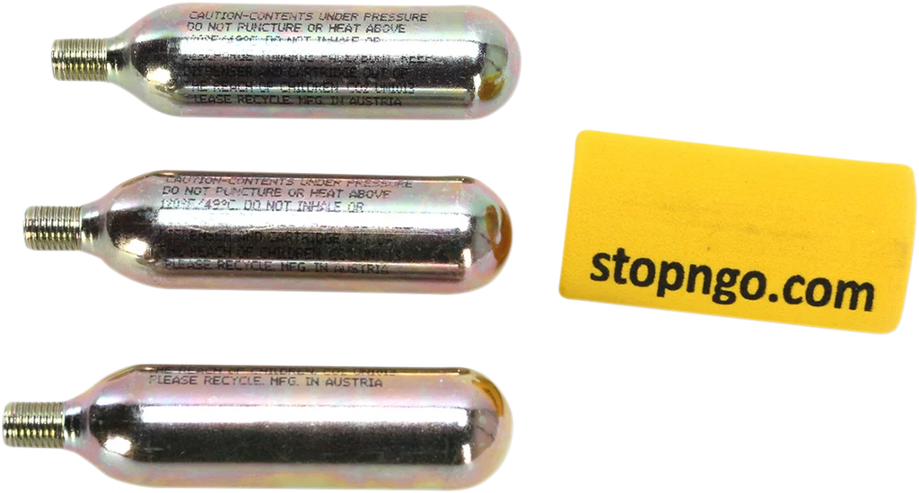 Stop & Go International CO² Cartridge - Replacement - 3 Pack - Main Product View
