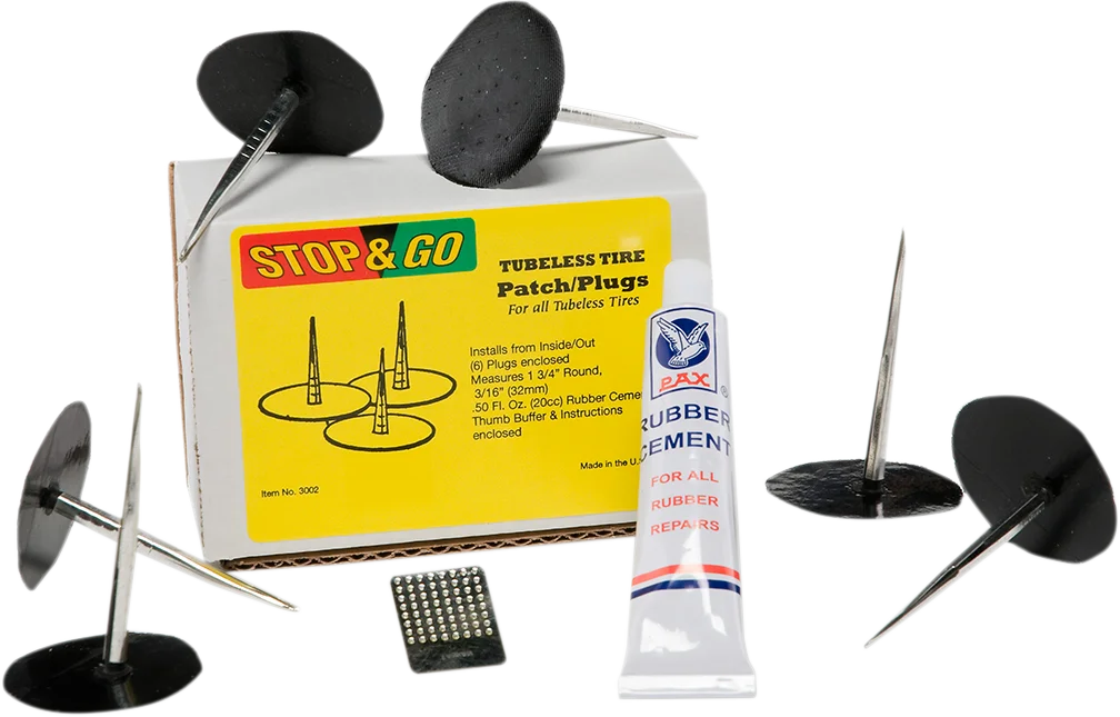 Stop & Go International Patches / Plugs and Rubber Cement - Tire - Replacement - Kit - Main Product View