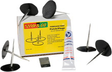 Load image into Gallery viewer, Stop &amp; Go International Patches / Plugs and Rubber Cement - Tire - Replacement - Kit - Main Product View