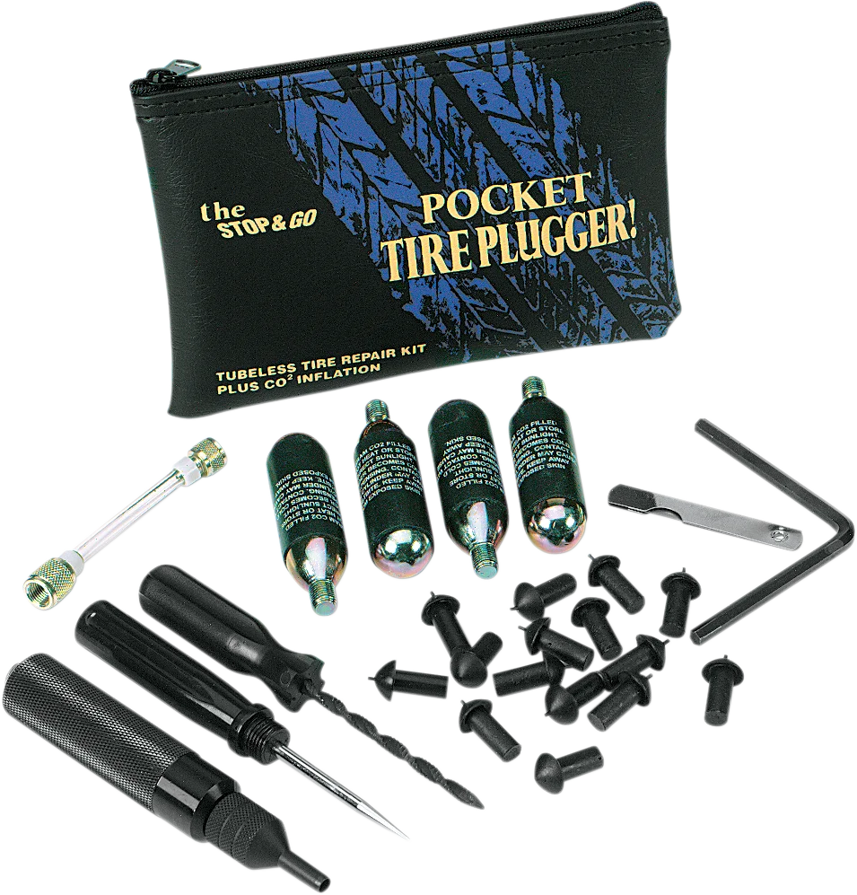 Stop & Go International Tire Plugger with CO² Cartridges - Pocket - Kit - Main Product View