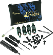 Load image into Gallery viewer, Stop &amp; Go International Tire Plugger with CO² Cartridges - Pocket - Kit - Main Product View