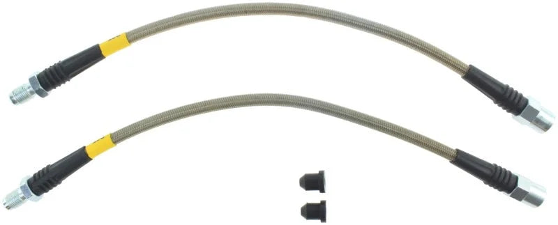 StopTech 00-04 BMW M5 (E39) SS Rear Brake Lines - Installation View