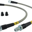 Load image into Gallery viewer, StopTech 00-04 Ferrari F360/04-05 F360 Stradale Rear Stainless Steel Brake Line Kit - Side View