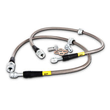 Load image into Gallery viewer, StopTech 00-04 Ferrari F360/04-05 F360 Stradale Rear Stainless Steel Brake Line Kit - Back View