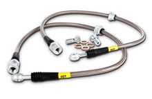 Load image into Gallery viewer, StopTech 00-06 BMW X5 Stainless Steel Rear Brake Line Kit - Side View