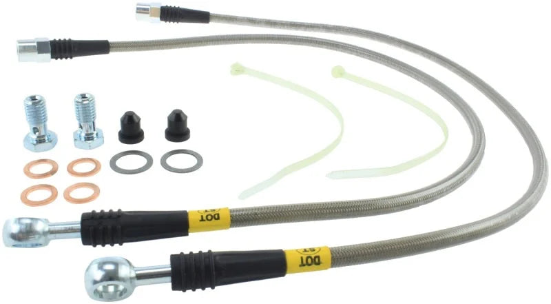 StopTech 00-06 BMW X5 Stainless Steel Rear Brake Line Kit - Additional View 5