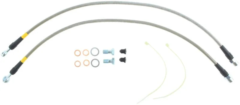 StopTech 00-06 BMW X5 Stainless Steel Rear Brake Line Kit - Additional View 6