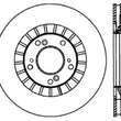 Load image into Gallery viewer, StopTech 00-09 S2000 Slotted &amp; Drilled Left Front Rotor - Side View