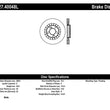 Load image into Gallery viewer, StopTech 00-09 S2000 Slotted &amp; Drilled Left Front Rotor - Back View